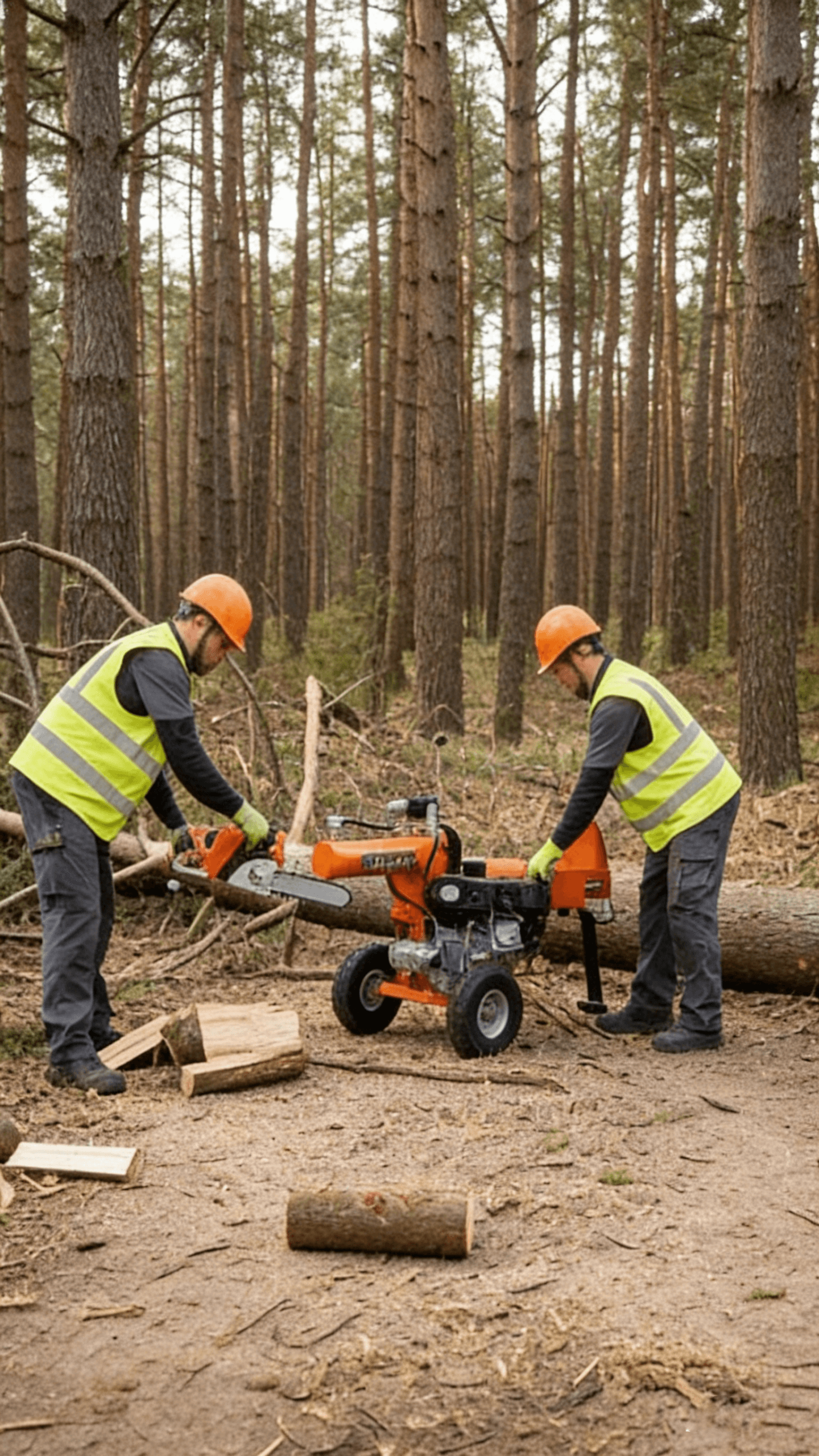 Tokson log splitter forest