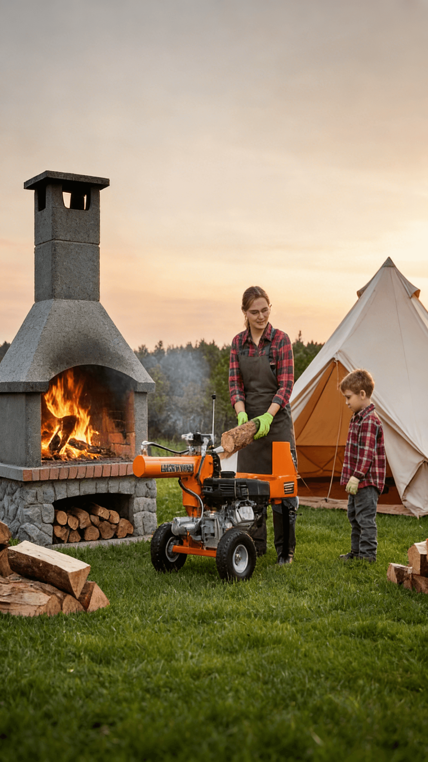 tokson log splitter home and camping