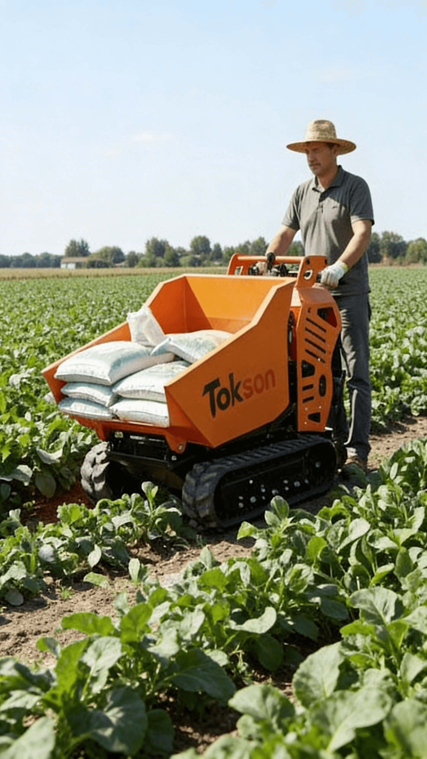 tokson mini dumper Field planting